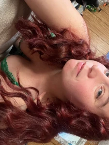 More pics in the green outfit this green with the red hair as always part 6