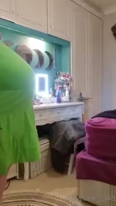 Just playing with my tits were you spying on me 