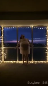 A little exhibitionism in front of my living room window i do love to