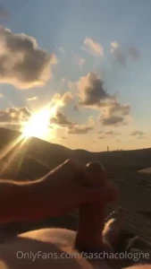 Ich wurde ziemlich geil als ich den tollen sonnenuntergang gesehen