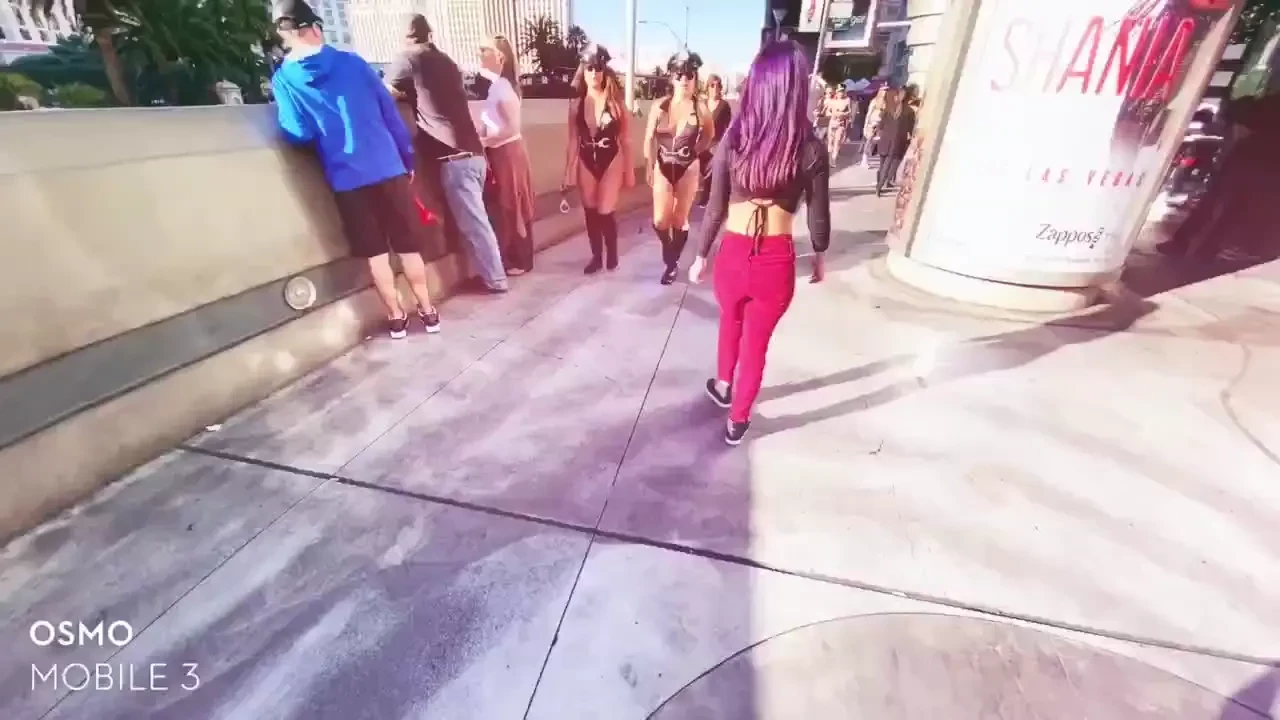 Walking the strip after a few endless bloody mary s 