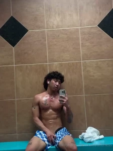 Gym got me all wet and ready yesterday now it s time for a massage and