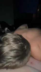 Love filling him with cum fuck the size difference is so sexy my leg