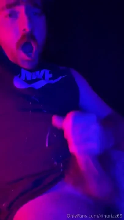 Cumshot vid home from the gym and so horny i needed to blow my load so 