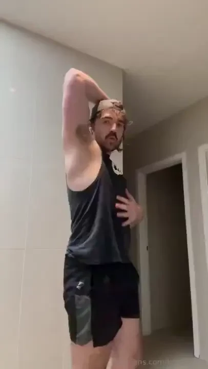 Cock out in the gym change room love showing off for you guys big love 