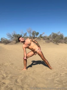 Naked sunday yoga pose side angle part 1