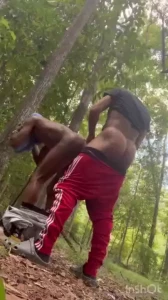 When cruising in the woods go right nutted n gutted this lil behind