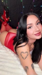 Merry christmas here is your gift me fishnets booty christmas tattoos part 1