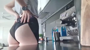 Making the morning coffee with a side of flashing
