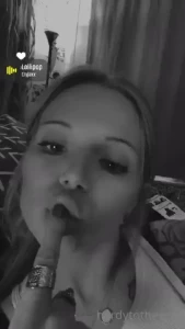 Everybody knows fingers in the mouth whether it s your own or your