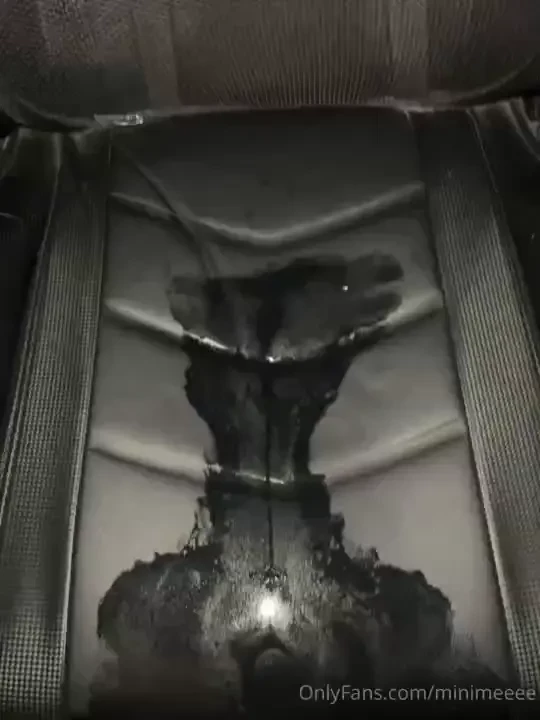 I think i made his chair a bit wet 