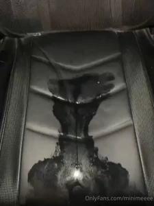 I think i made his chair a bit wet