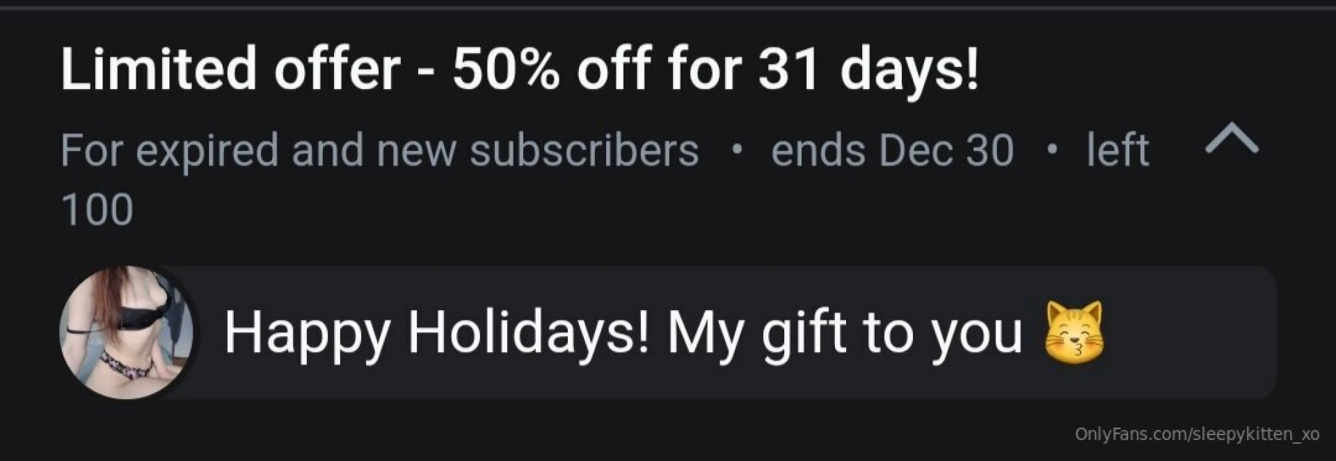 The holidays are coming up and my gift to you is a promotion on my vip part 1 