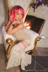 Approach the throne and feed kitten your cock part 1