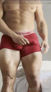 My underwear was rubbing my cock perfectly got aroused and had to rub part 1