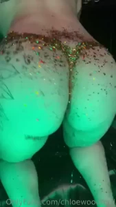 Glitter and ass must be your lucky day or is that tomorrow