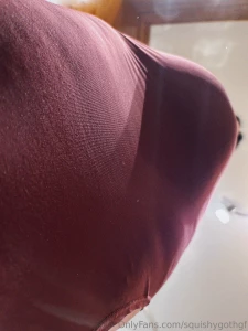 Look at how round and huge my tummy looks in this tight dress part 5