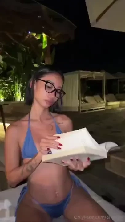 Friday evening vibes just me a book and the sound of the waves glasses 