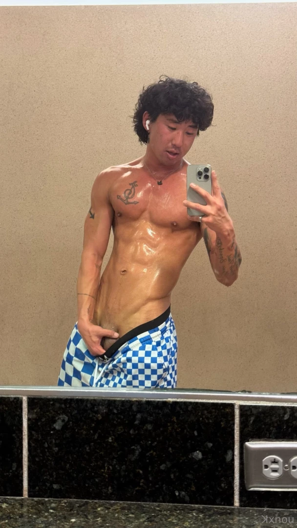 Gym got me all wet and ready all the time now it s time for a massage part 2 