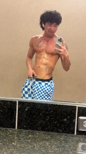 Gym got me all wet and ready all the time now it s time for a massage part 5