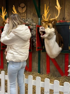 I think that deer is trying to tell me something what do you think