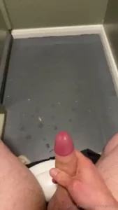 Think any of the lads have realised i ve coated this cubicle in cum