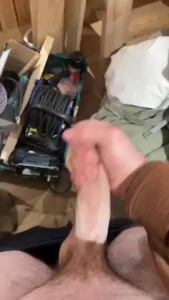 On a job and my pals in the toilet so time to whip my cock out