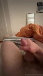 I love waking up still sticky from the load i ve rubbed in the night