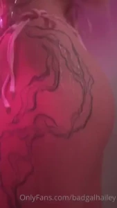 I just got a little horny under the hot shower and somehow i lost my