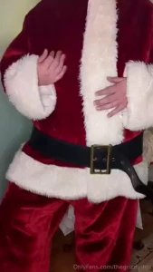 Bad santa just popped down the chimney and has a sack full of presents
