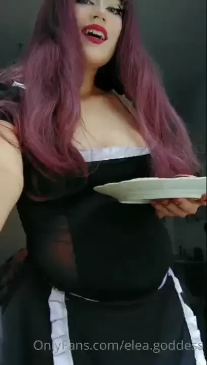 You hired a new maid to feed you but she slowly puts on weight and part 1 