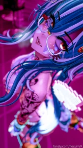 Rave racc dances up on you vr facetracking tattoos rave