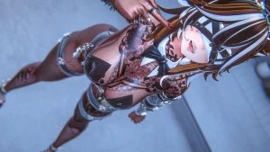 Vr facetracking tattoos latex stockings feet ass part 5