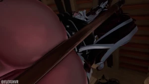 This is a weird way to clean but if you stop hitting me i ll try it vr part 2