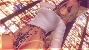 Mouth breathes on you d vr facetracking bimbo gyaru tanlines