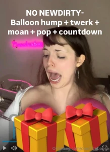 21st birthday balloon boob pop and humpin moanin bouncin etc balloon part 2