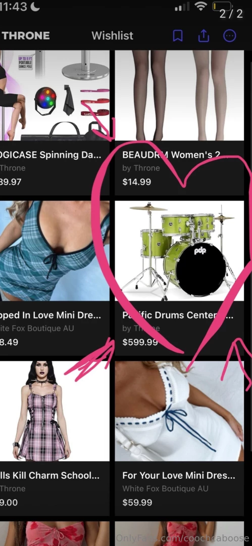 Thanks to everyone who helped the coochcaboose drum set crowd fund so 