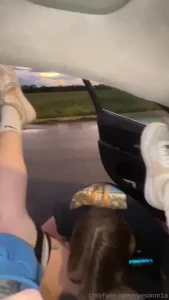 Alsoooo my mans eating my pussy during a beautiful sunset