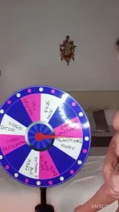 Wheel wednesday 3 spins here for big boy thank you babe