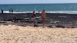 That one was so fun had a nice nude selfie session at the shore with