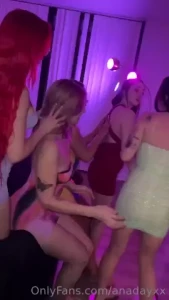 First ever gang bang video we had been out at the club partying and