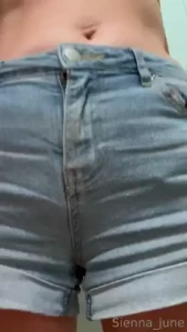 Short shorts for life i love how they rub on my clit and make me horny