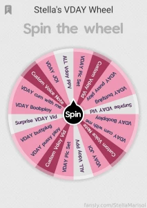 You can only win win extra naughty goodies 1 spin - 10 2 spins - 15 3