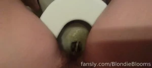 Late night pee in the potty i held it for quite some time and my god