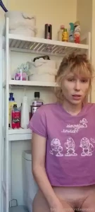 Watching me pee on the potty and my morning porch pee more videos part 1