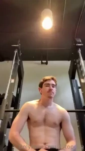 Almost got caught with my dick out at the gym