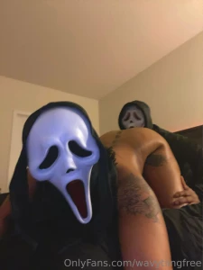 Who wants to see me fuck ghost face part 1