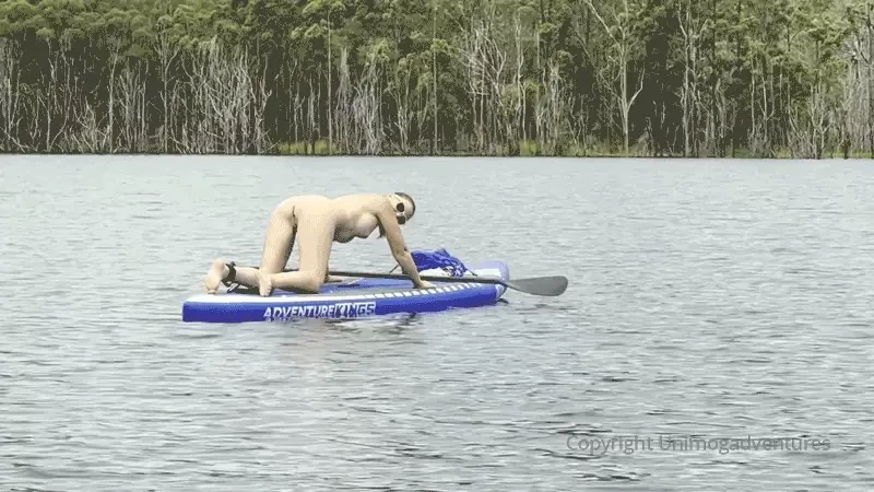 Fun day down at the dam testing out my new stand up paddle board shot 