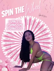 Come spin the wheel i send proof of the wheel spin