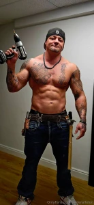 Handyman photo shoot bundle see me jeans no underwear my white joc and